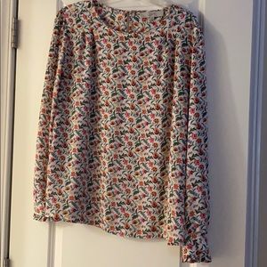Loft blouse with flowers